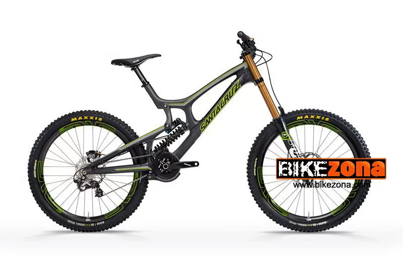 SANTACRUZ V10 CARBON DH 2014 Cat logo bicicletas MTB